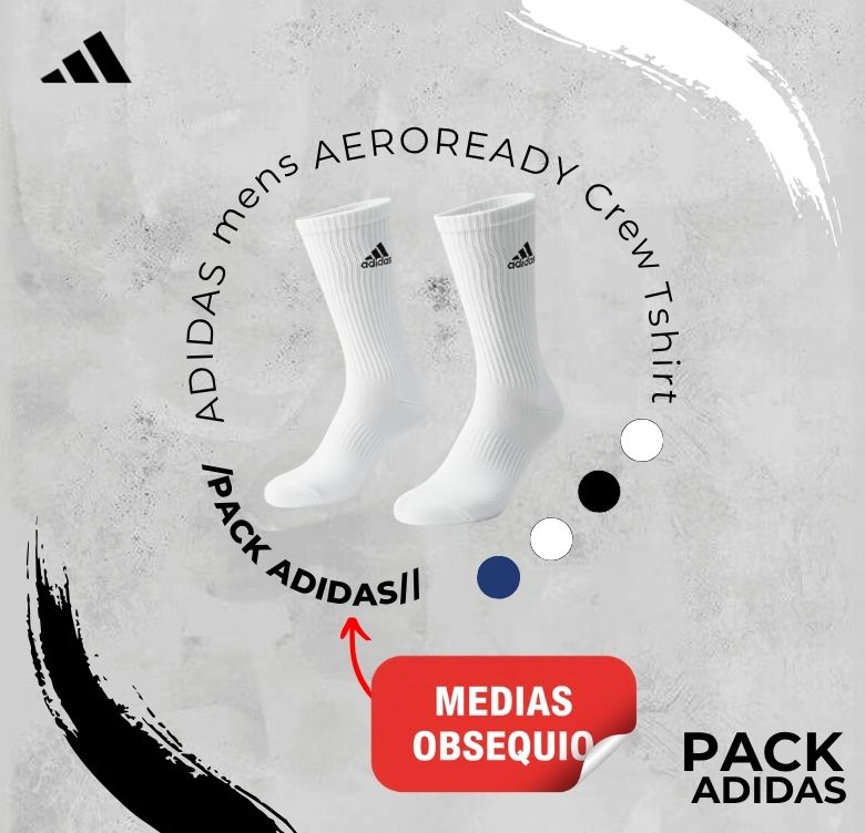 Pack X3 Camisetas LOGOGRANDE + Medias Obsequio (AD)