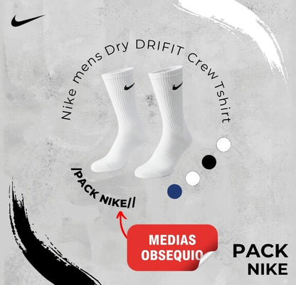 Pack X3 Camisetas LOGOGRANDE + Medias Obsequio