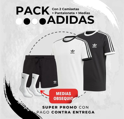 2 Camisetas + 1 Pantaloneta Burda + 1 Medias (ADI)