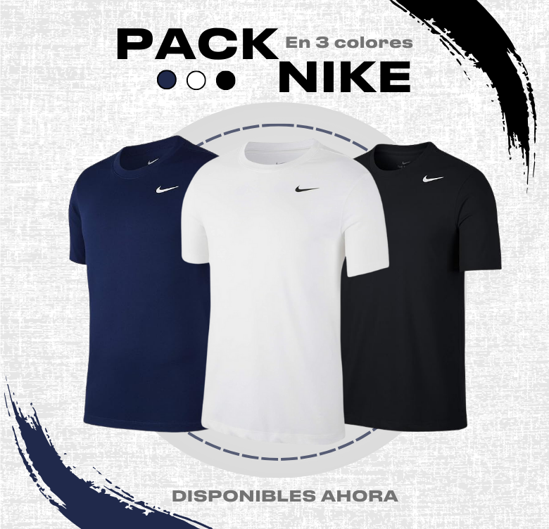 Pack por 3 Camisetas