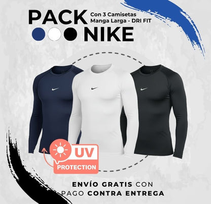 Pack X3 Camisetas Manga Larga