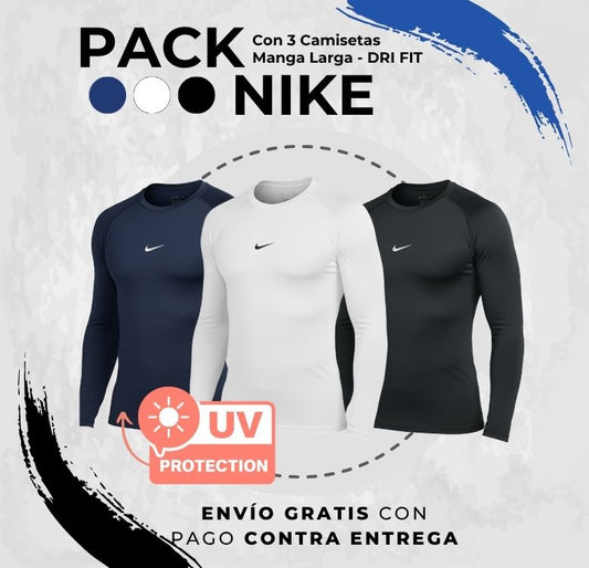 Pack X3 Camisetas Manga Larga